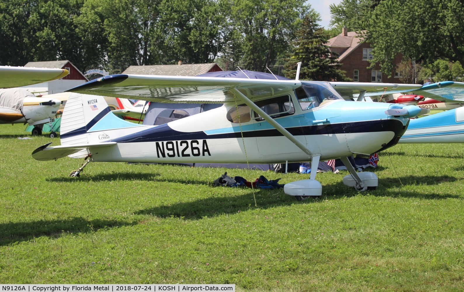 N9126A, 1950 Cessna 170A C/N 19417, EAA OSH 2018