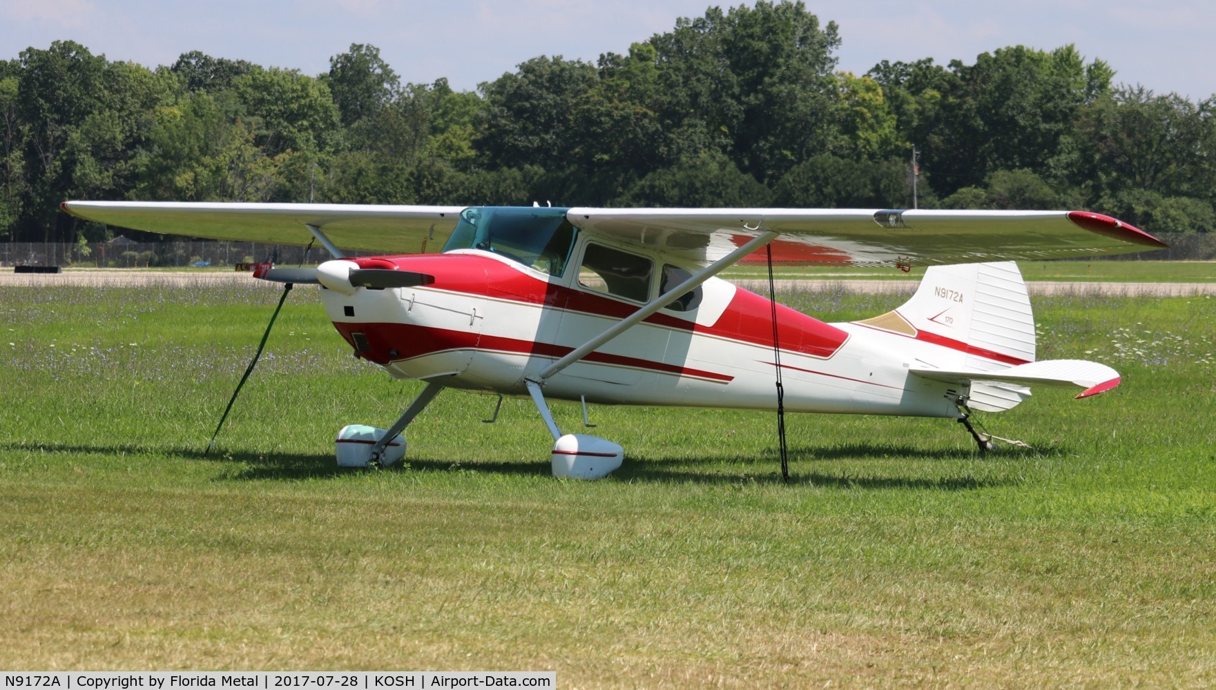 N9172A, 1950 Cessna 170A C/N 19363, EAA OSH 2017