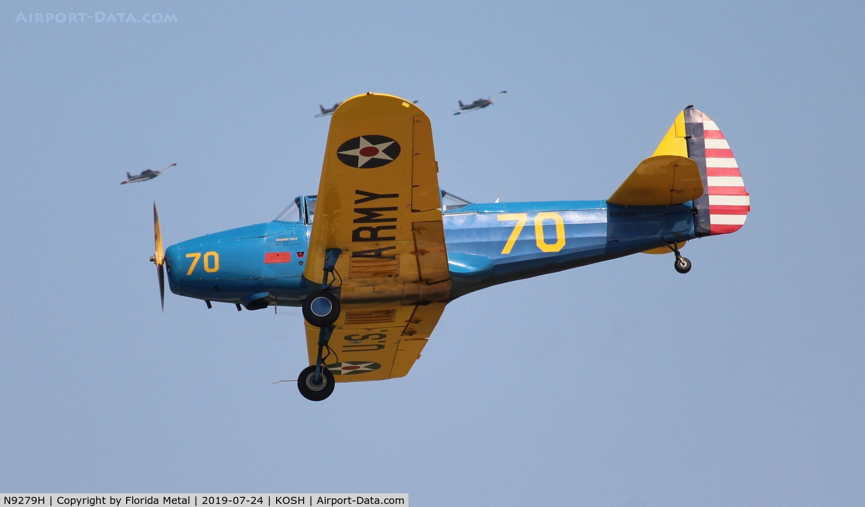N9279H, 1943 Fairchild M-62A-3 Cornell II C/N FV391, EAA OSH 2019