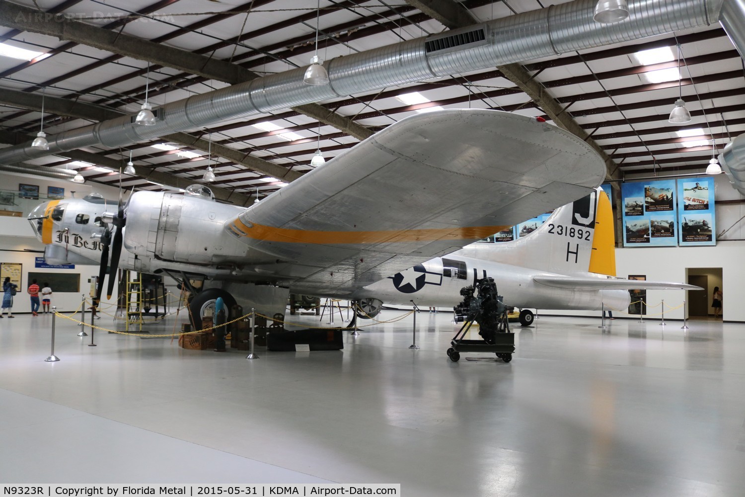 N9323R, 1945 Boeing B-17G Flying Fortress C/N 77254, PIMA Museum 2015 B-17