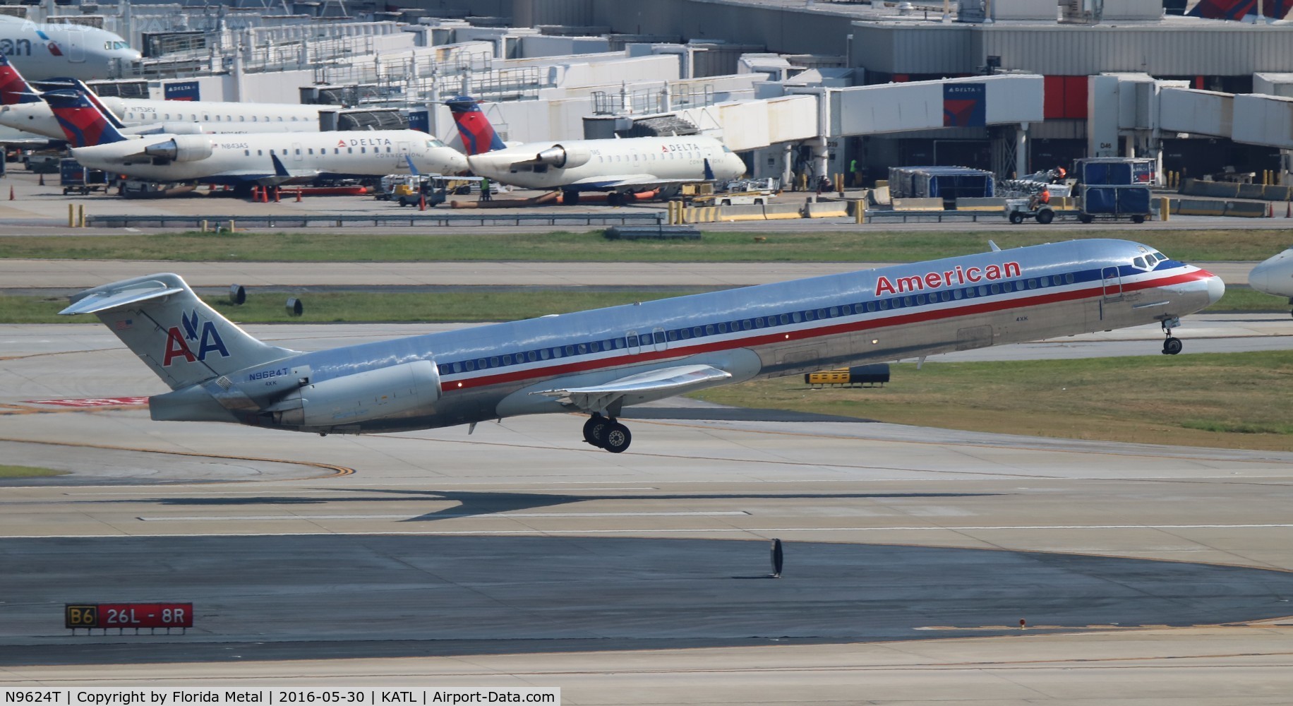 N9624T, 1998 McDonnell Douglas MD-83 (DC-9-83) C/N 53594, ATL Spotting 2016