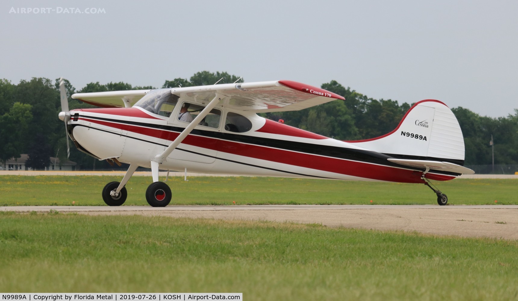 N9989A, 1950 Cessna 170A C/N 19424, EAA OSH 2019