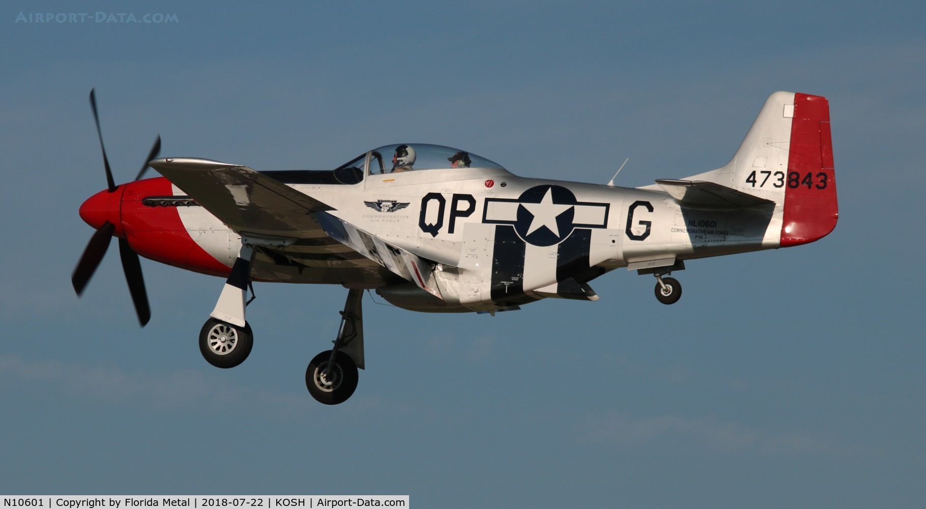 N10601, 1944 North American P-51D Mustang C/N 122-40383, EAA OSH 2018