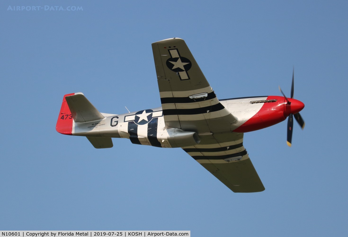 N10601, 1944 North American P-51D Mustang C/N 122-40383, EAA OSH 2019