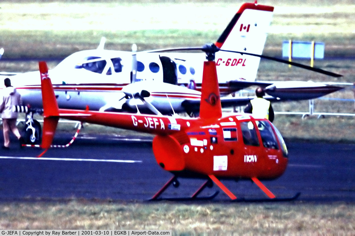 G-JEFA, 2000 Robinson R44 Clipper C/N 0710, G-JEFA   Robinson R-44 Clipper [0710] Biggin Hill~G 10/03/2001