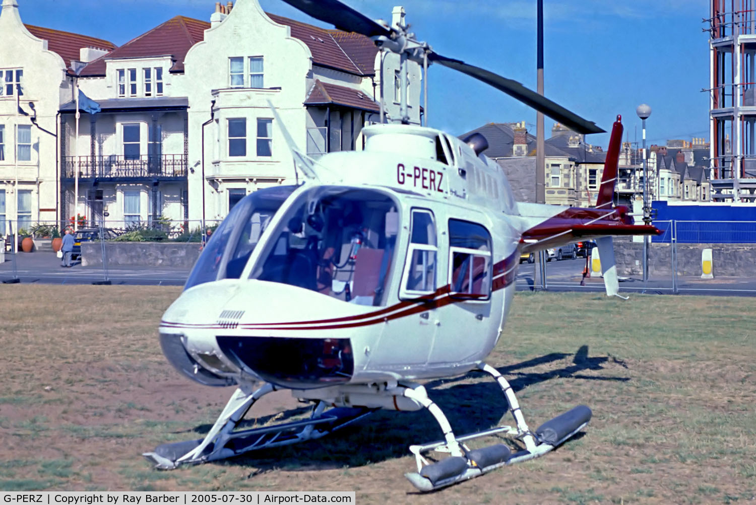 G-PERZ, 1996 Bell 206B JetRanger III C/N 4411, G-PERZ   Bell 206B-3 Jet Ranger III [4411] Weston super Mare~G 30/07/2006