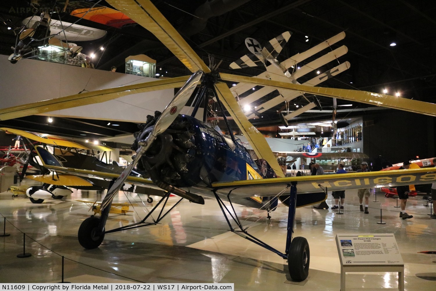 N11609, 1931 Pitcairn-Cierva PCA-2 C/N B-27, EAA Museum 2018