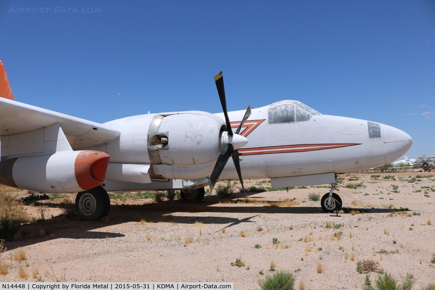 N14448, 1955 Lockheed P-2H(AT) C/N 826-8013, PIMA Museum 2015 P-2