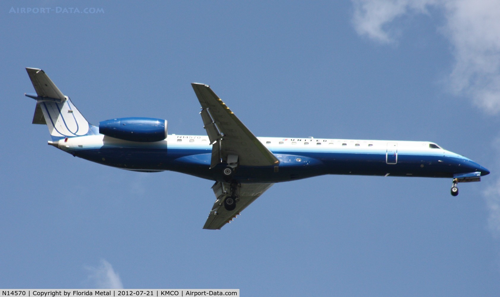 N14570, 2002 Embraer ERJ-145LR (EMB-145LR) C/N 145632, MCO spotting 2012