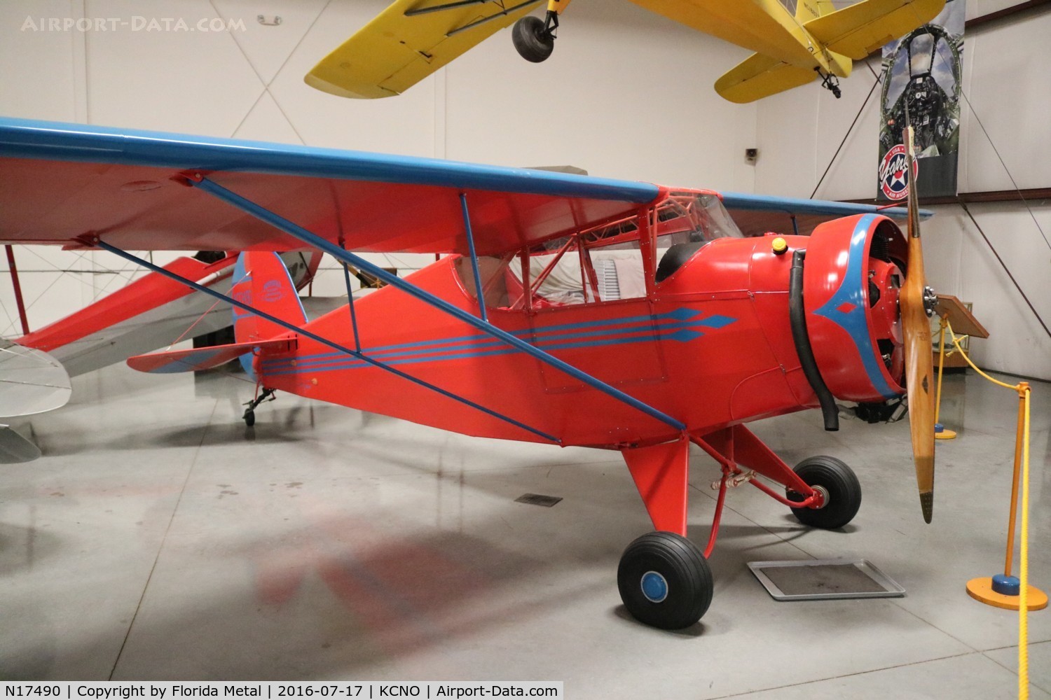 N17490, 1937 Porterfield 35-70 Flyabout C/N 190, Yanks Museum 2016
