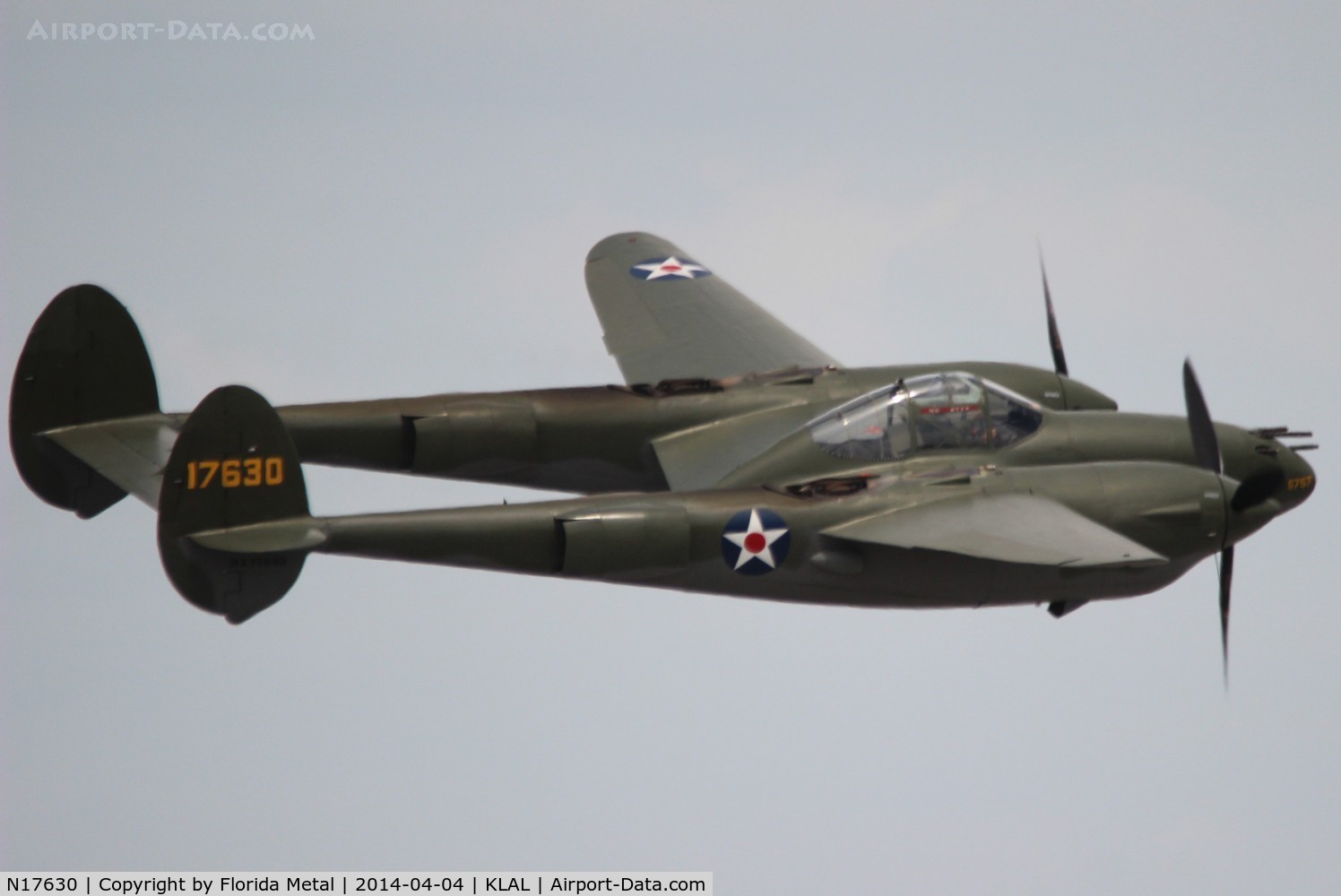 N17630, 1941 Lockheed P-38F C/N 41-7630 (222-5757), SNF LAL 2014