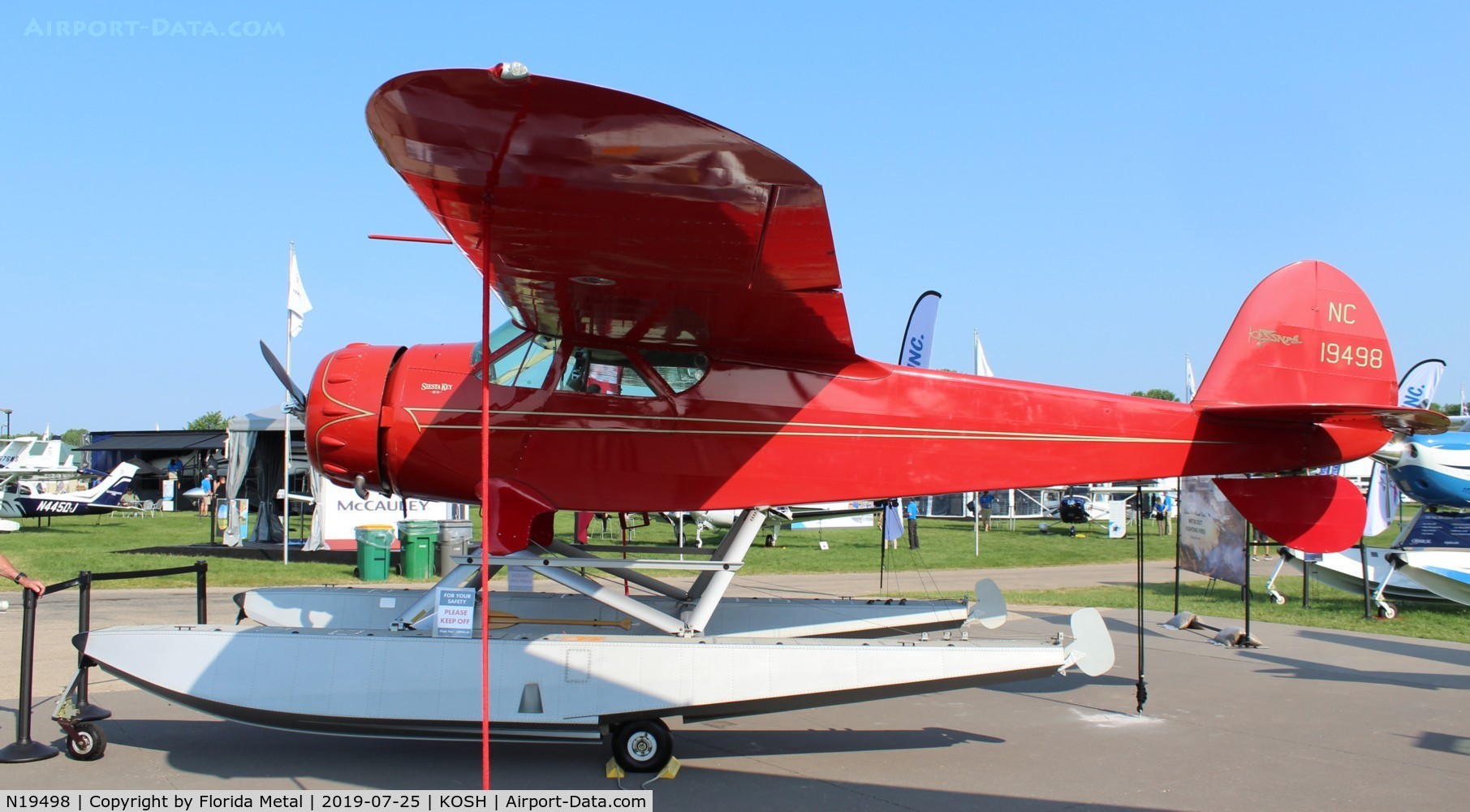 N19498, 1939 Cessna C-165 Airmaster C/N 467, EAA OSH 2019