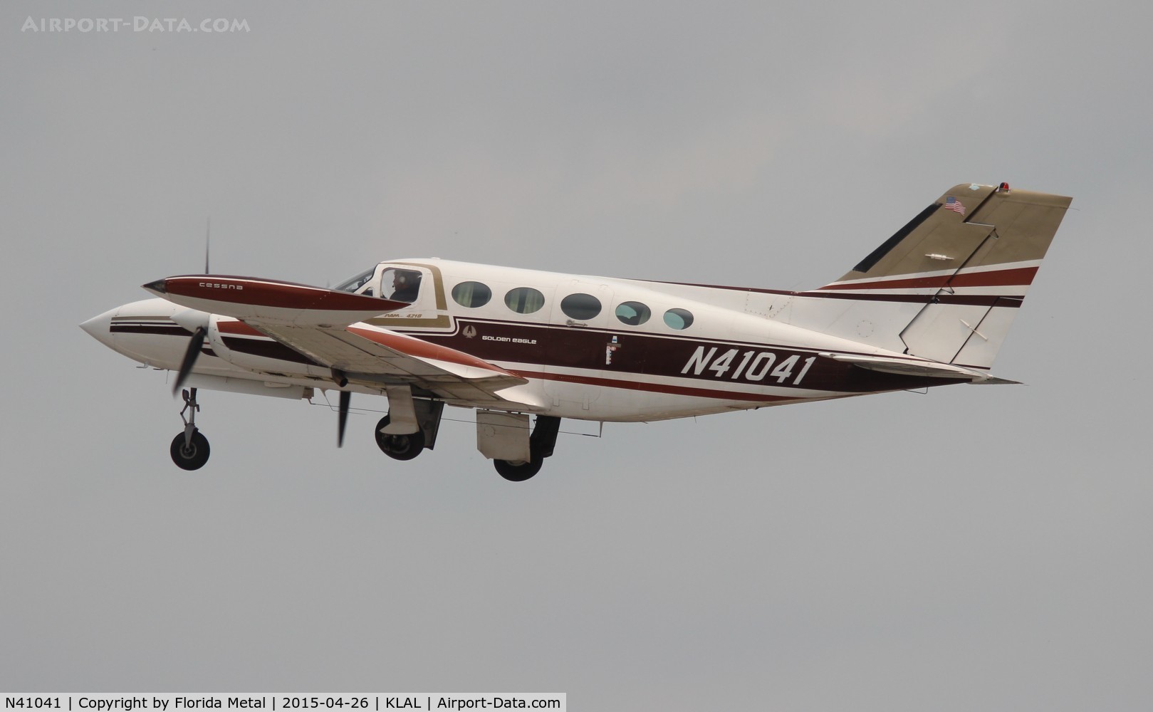 N41041, 1973 Cessna 421B Golden Eagle C/N 421B0412, SNF LAL 2015