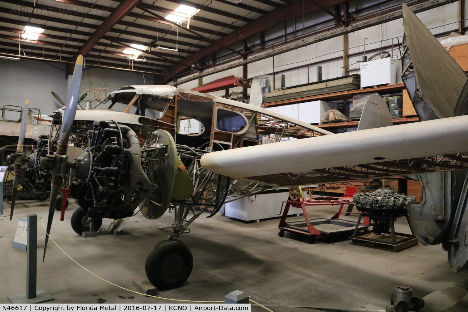 N46617, 1943 Cessna UC-78 (T-50) Bobcat C/N 5193, Yanks Museum 2016