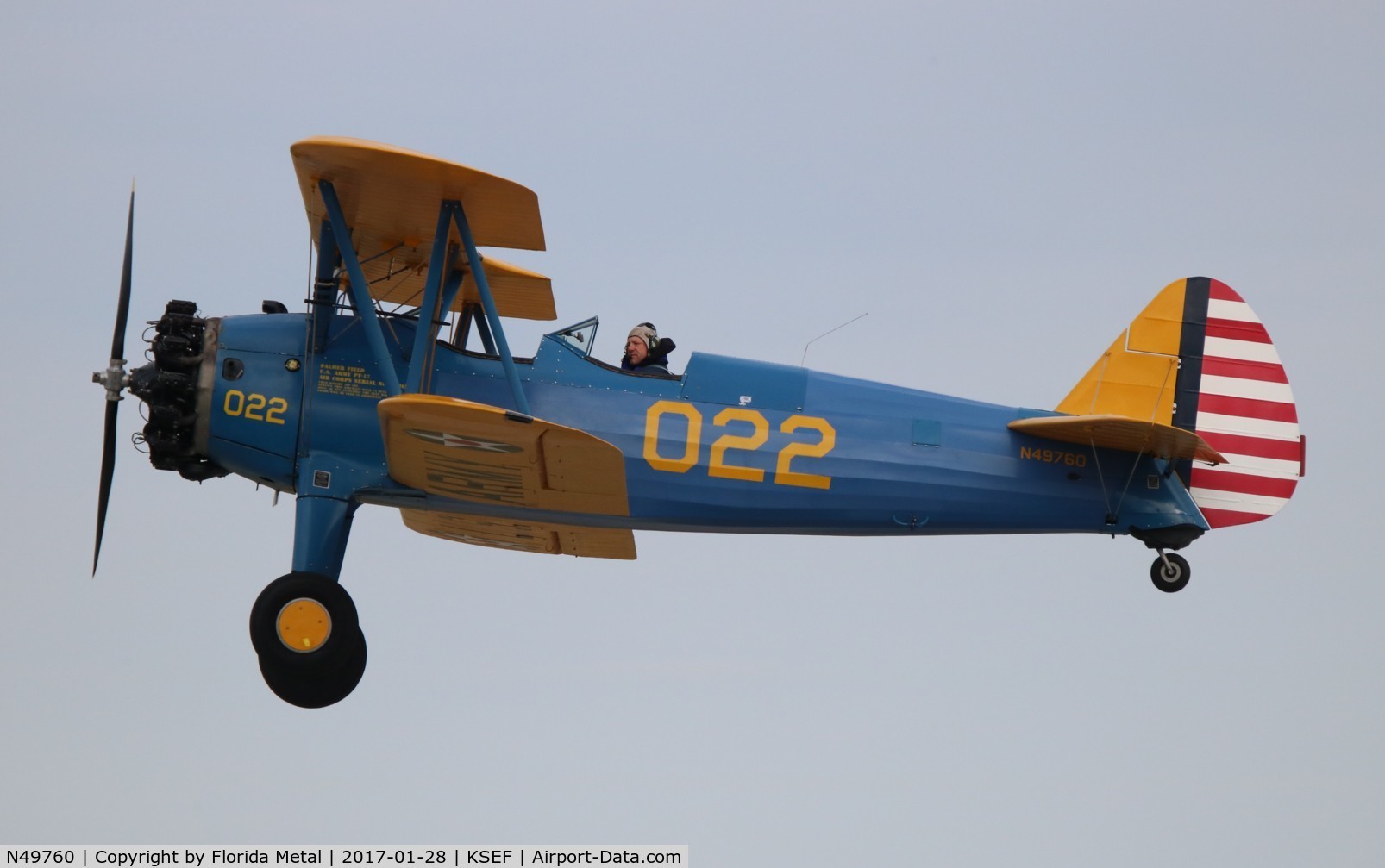 N49760, 1941 Boeing A75N1(PT17) C/N 75-1581, Sebring 2017