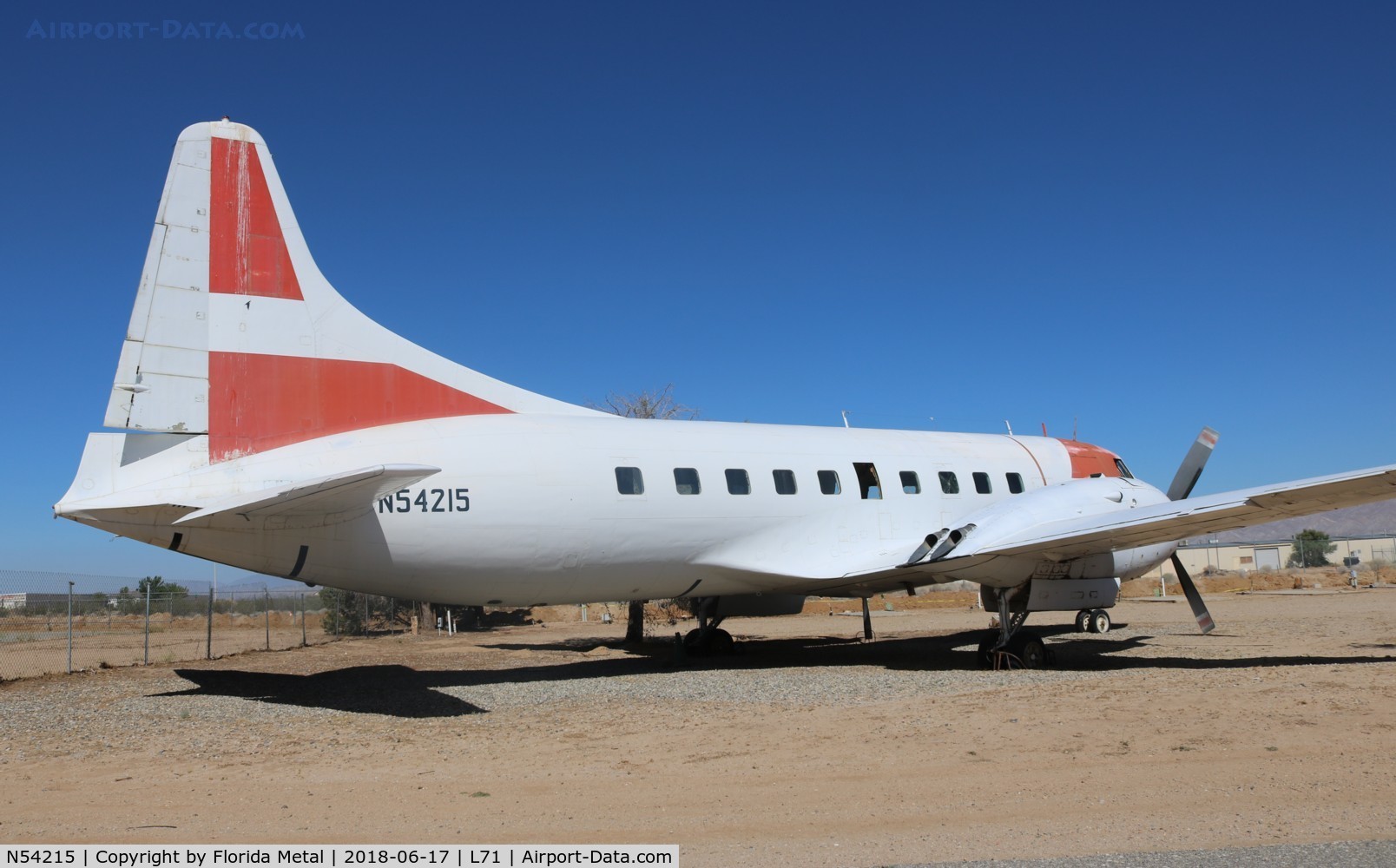 N54215, 1952 Convair HC-131A (C-131A) Samaritan C/N 53-4, Gateguard 2018 California City
