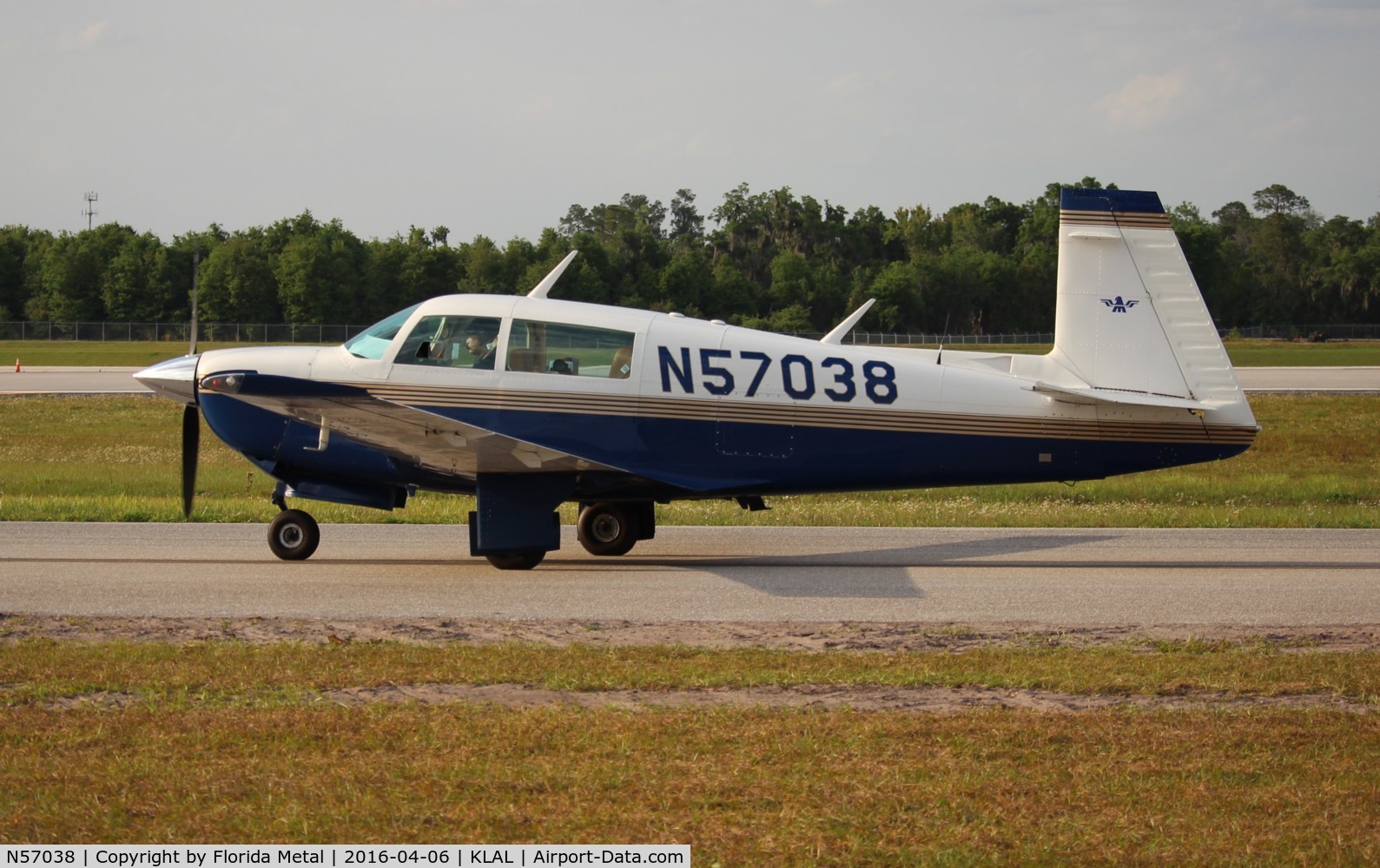 N57038, 1983 Mooney M20J 201 C/N 24-1420, SNF LAL 2016