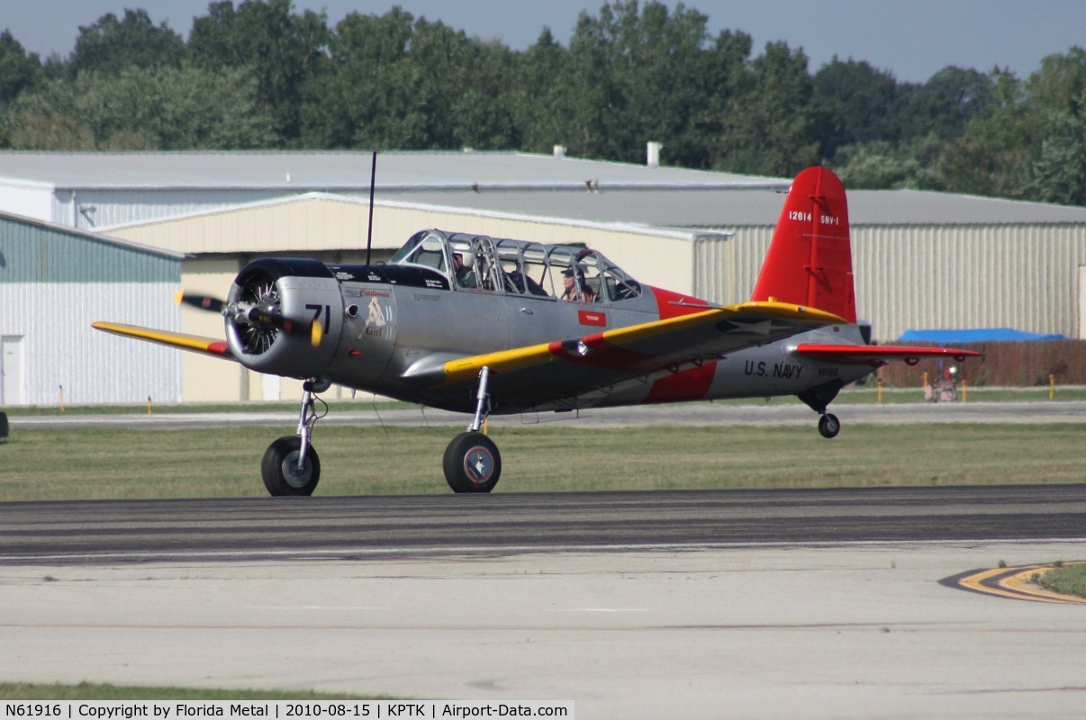 N61916, 1942 Vultee SNV-1 (BT-13A) Valiant C/N 7041, PTK 2010