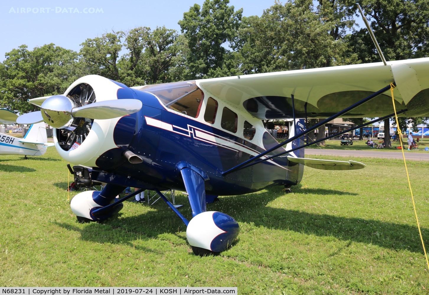 N68231, 1943 Howard Aircraft DGA-15P C/N 1734, EAA OSH 2019