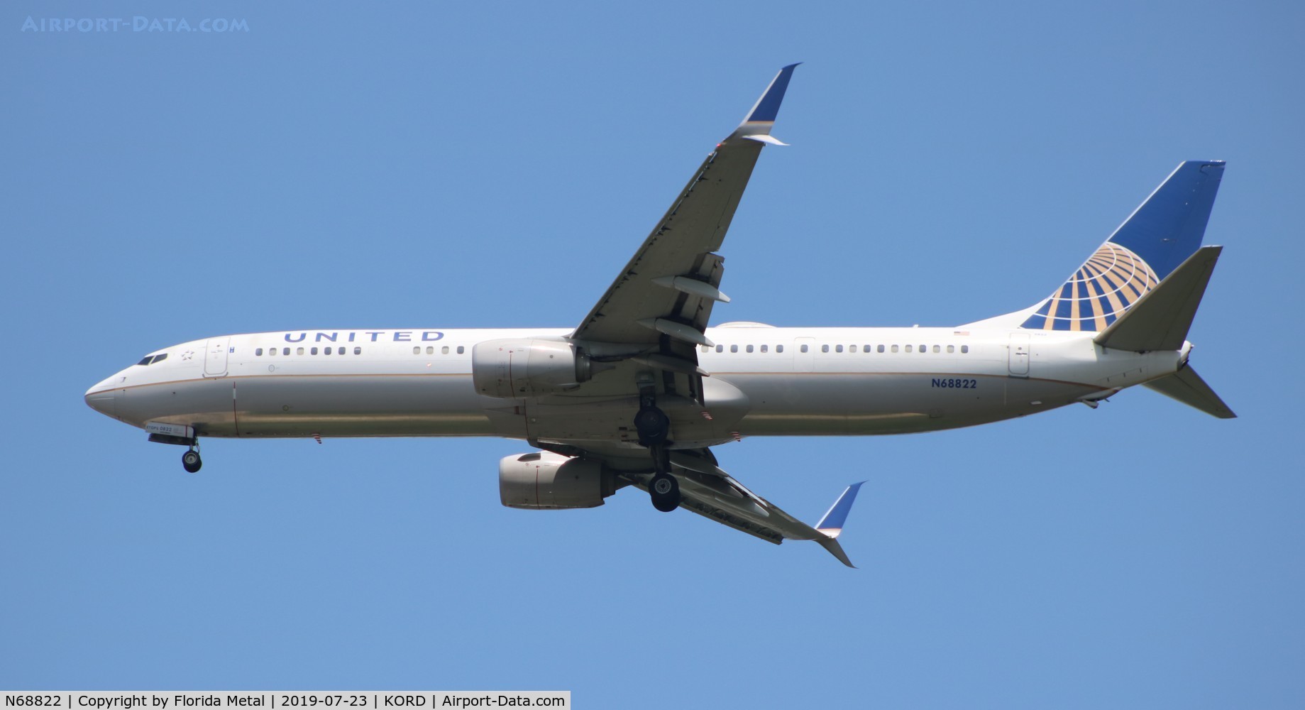 N68822, 2014 Boeing 737-924/ER C/N 42178, ORD spotting 2019