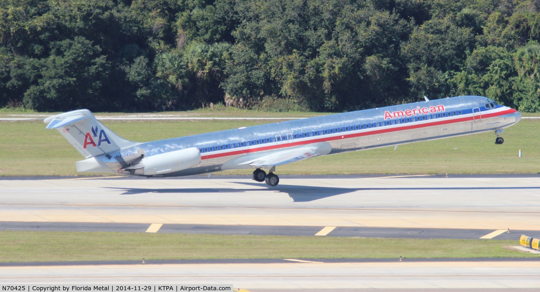 N70425, 1986 McDonnell Douglas MD-82 (DC-9-82) C/N 49337, TPA spotting 2014