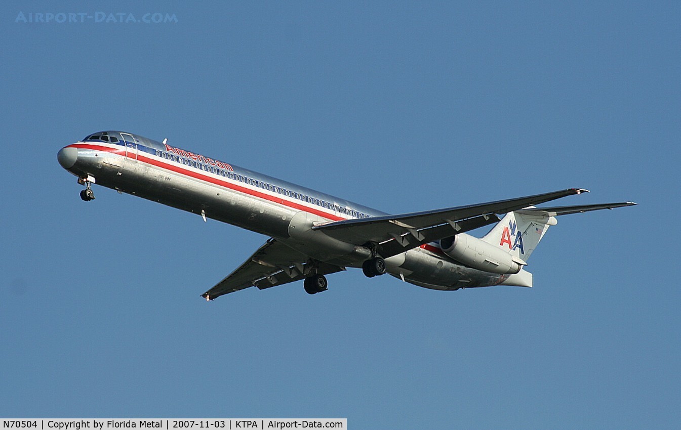 N70504, 1989 McDonnell Douglas MD-82 (DC-9-82) C/N 49798, TPA spotting 2007