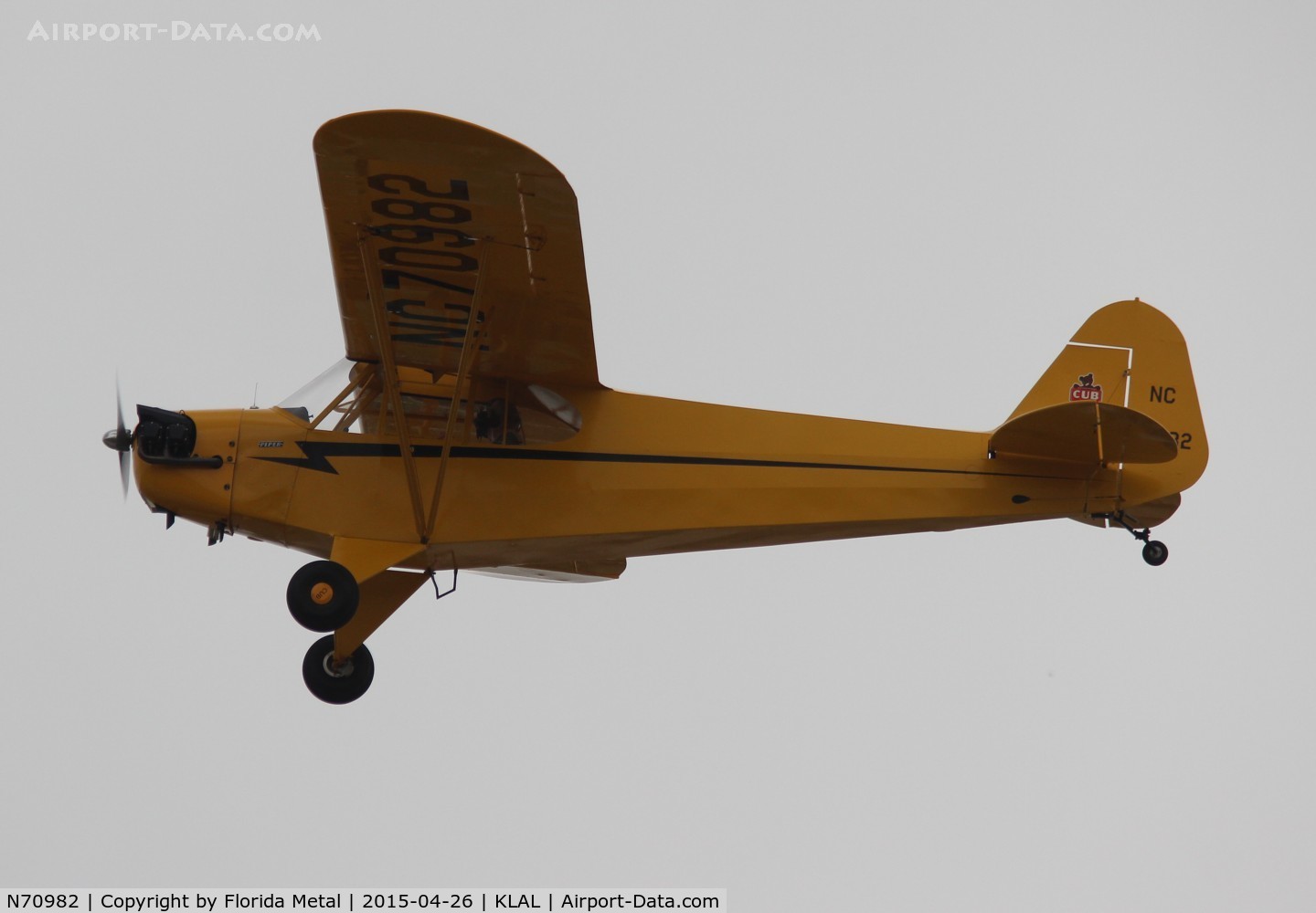 N70982, 1946 Piper J3C-65 Cub Cub C/N 18009, SNF LAL 2015