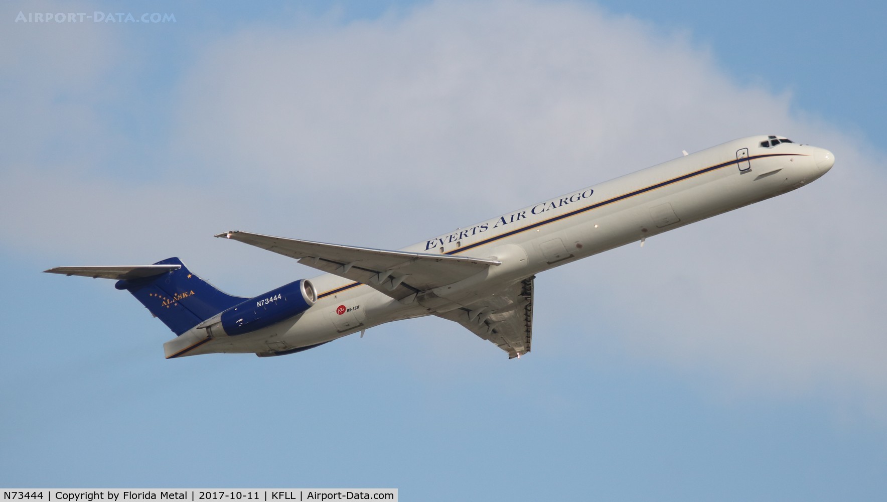 N73444, 1987 McDonnell Douglas MD-82 (DC-9-82) C/N 49470, FLL spotting 2017