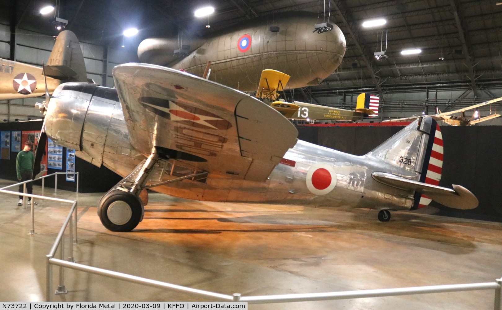 N73722, 1939 North American O-47B C/N 51-1025, USAF Museum 2020