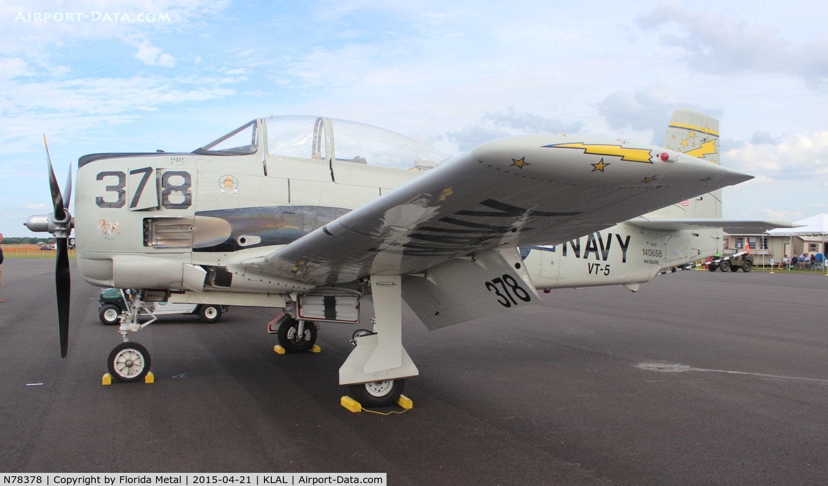 N78378, 1957 North American T-28C Trojan C/N 226-235 (140658), SNF LAL 2015