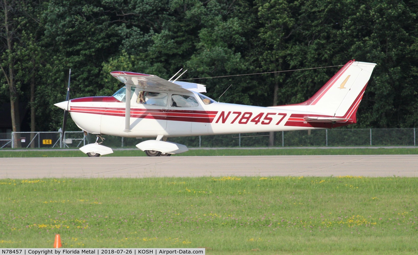 N78457, 1968 Cessna 172K Skyhawk C/N 17257623, EAA OSH 2018