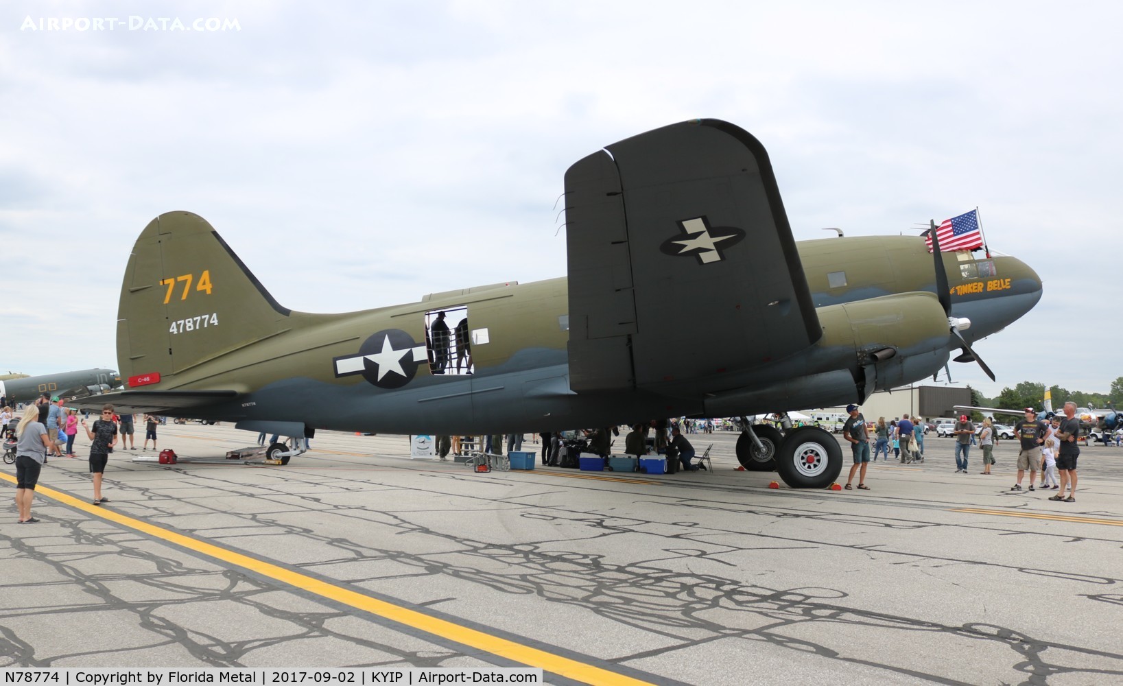N78774, 1944 Curtiss C-46F Commando C/N 22597, TOM YIP 2017