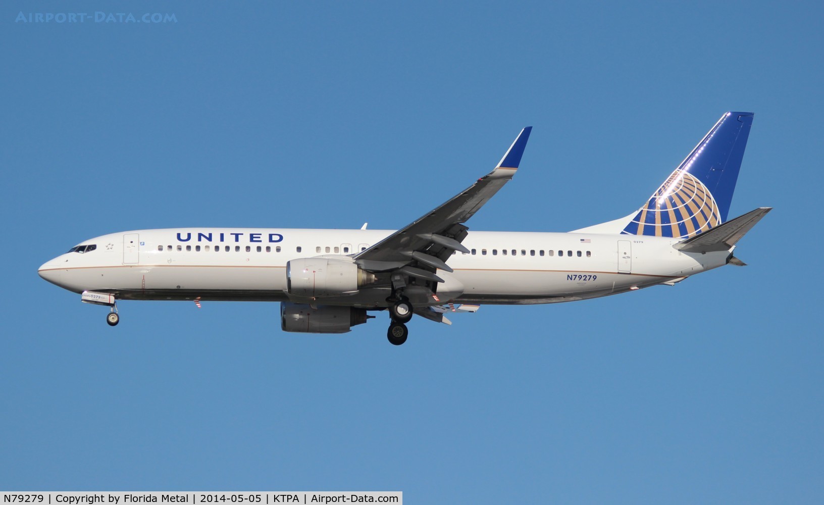 N79279, 2003 Boeing 737-824 C/N 31597, TPA spotting 2014