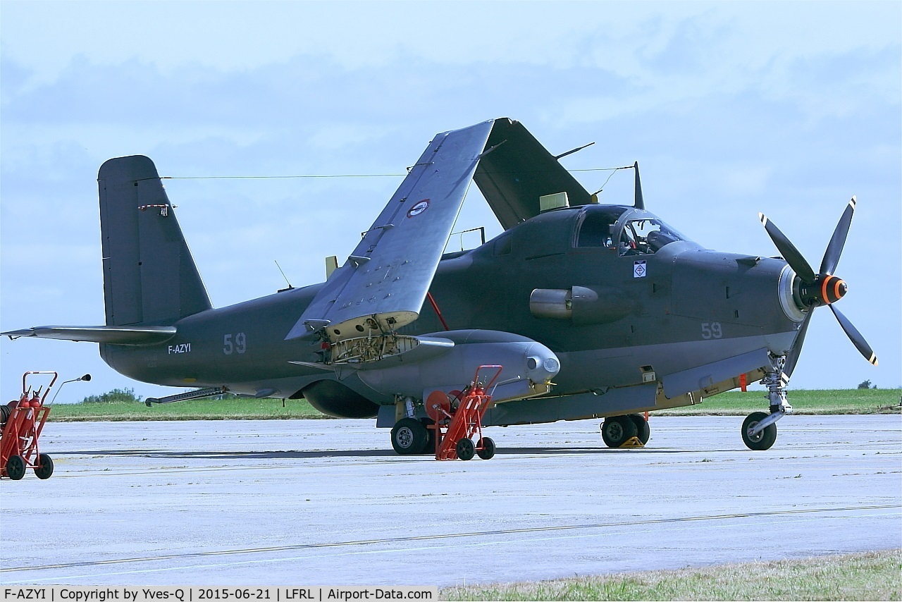 F-AZYI, Breguet Br.1050 Alize C/N 59, Breguet Br.1050 Alize, Static display, Lanvéoc-Poulmic (LFRL) Open day 2015