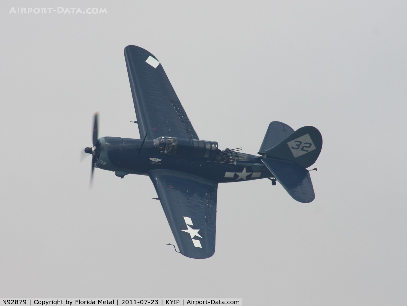 N92879, 1944 Curtiss SB2C-5 Helldiver C/N 83725, TOM YIP 2011
