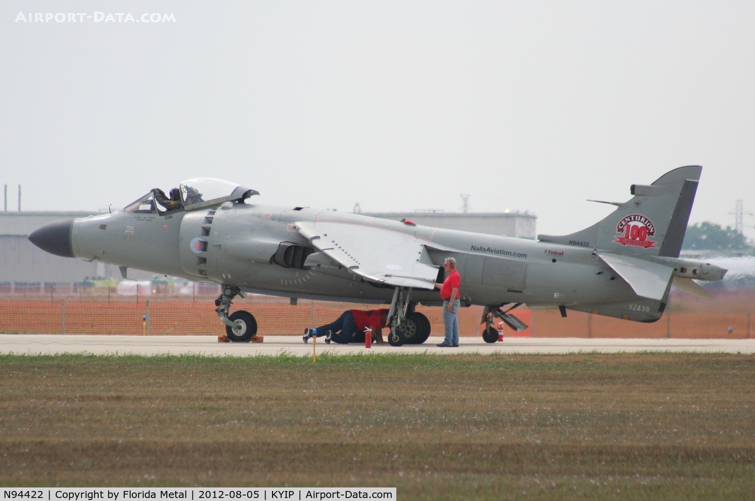 N94422, 1979 British Aerospace Sea Harrier F/A.2 C/N 41H-912002/DB2, TOM YIP 2012
