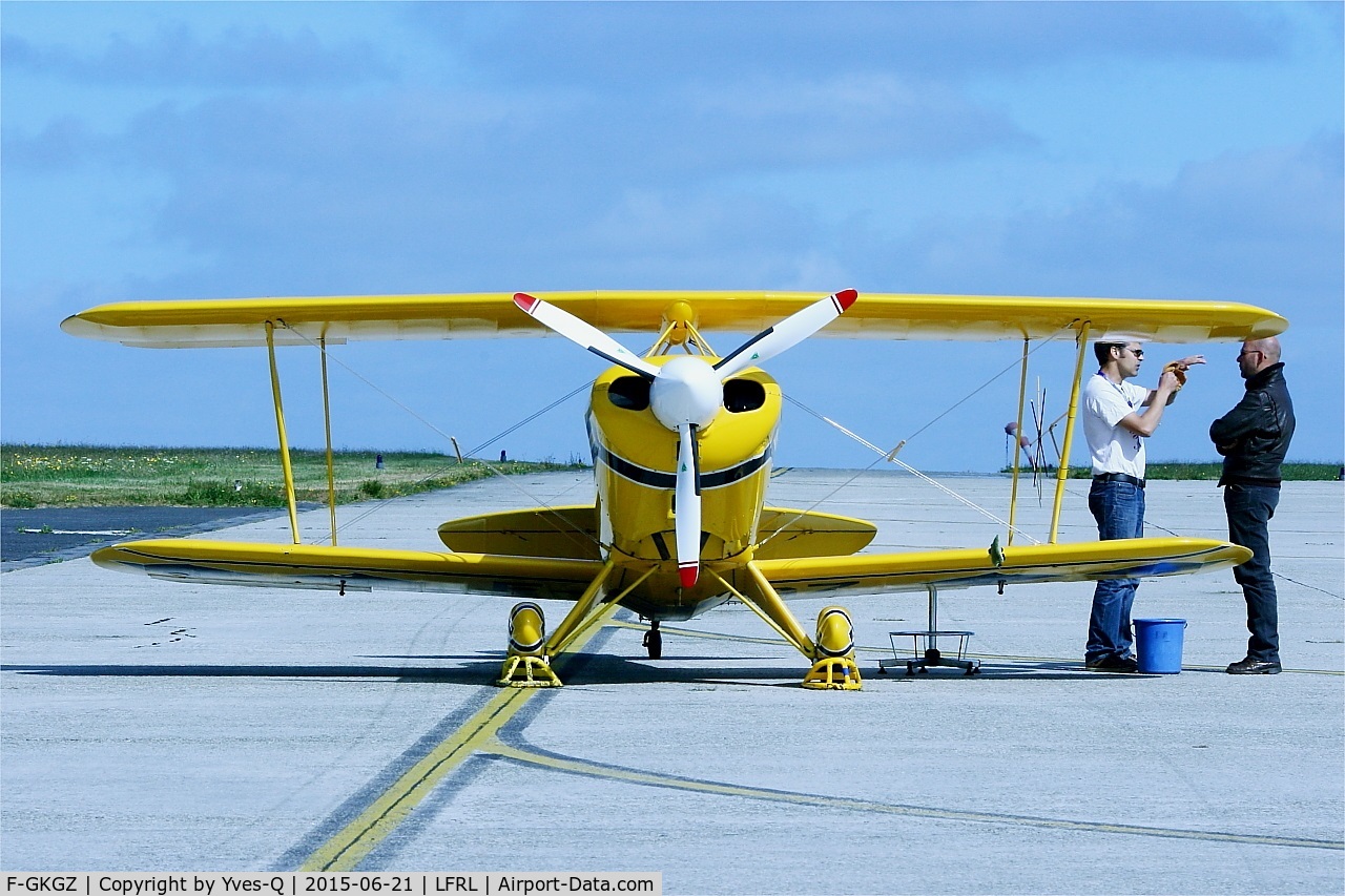 F-GKGZ, 1977 Pitts S-2A Special C/N 2149, Pitts S-2A Special, Static display, Lanvéoc-Poulmic (LFRL) Open day in june 2015