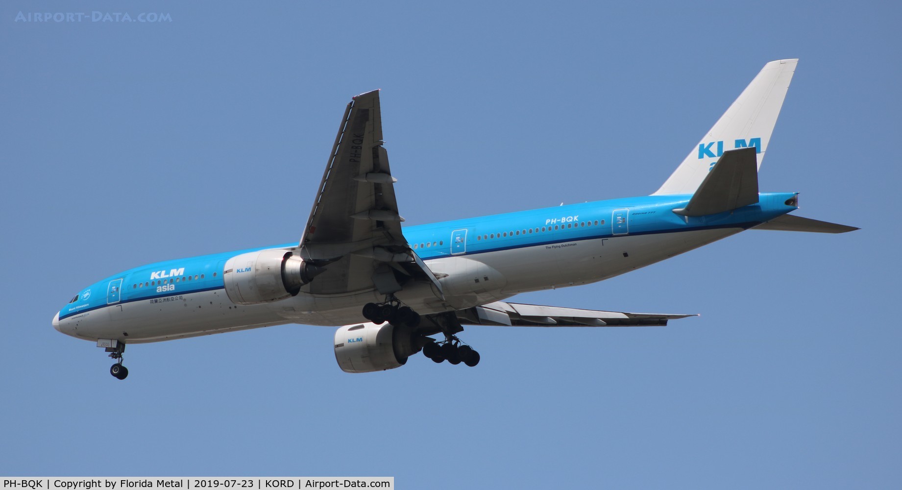 PH-BQK, 2005 Boeing 777-206/ER C/N 29399, ORD spotting 2019