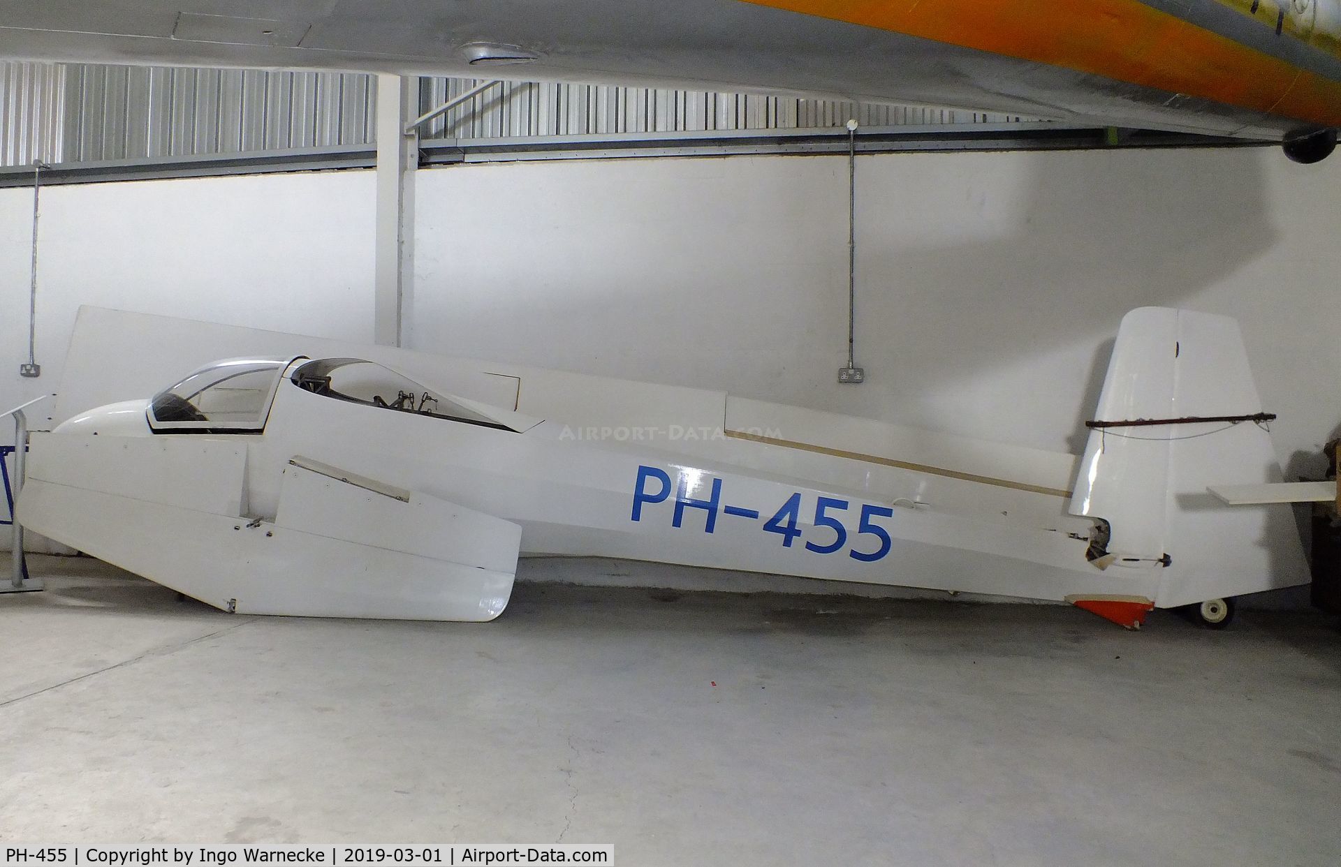 PH-455, Schleicher Ka-8B C/N 8948, Schleicher Ka 8B (wings and tailplane dismounted) at the Malta Aviation Museum, Ta' Qali