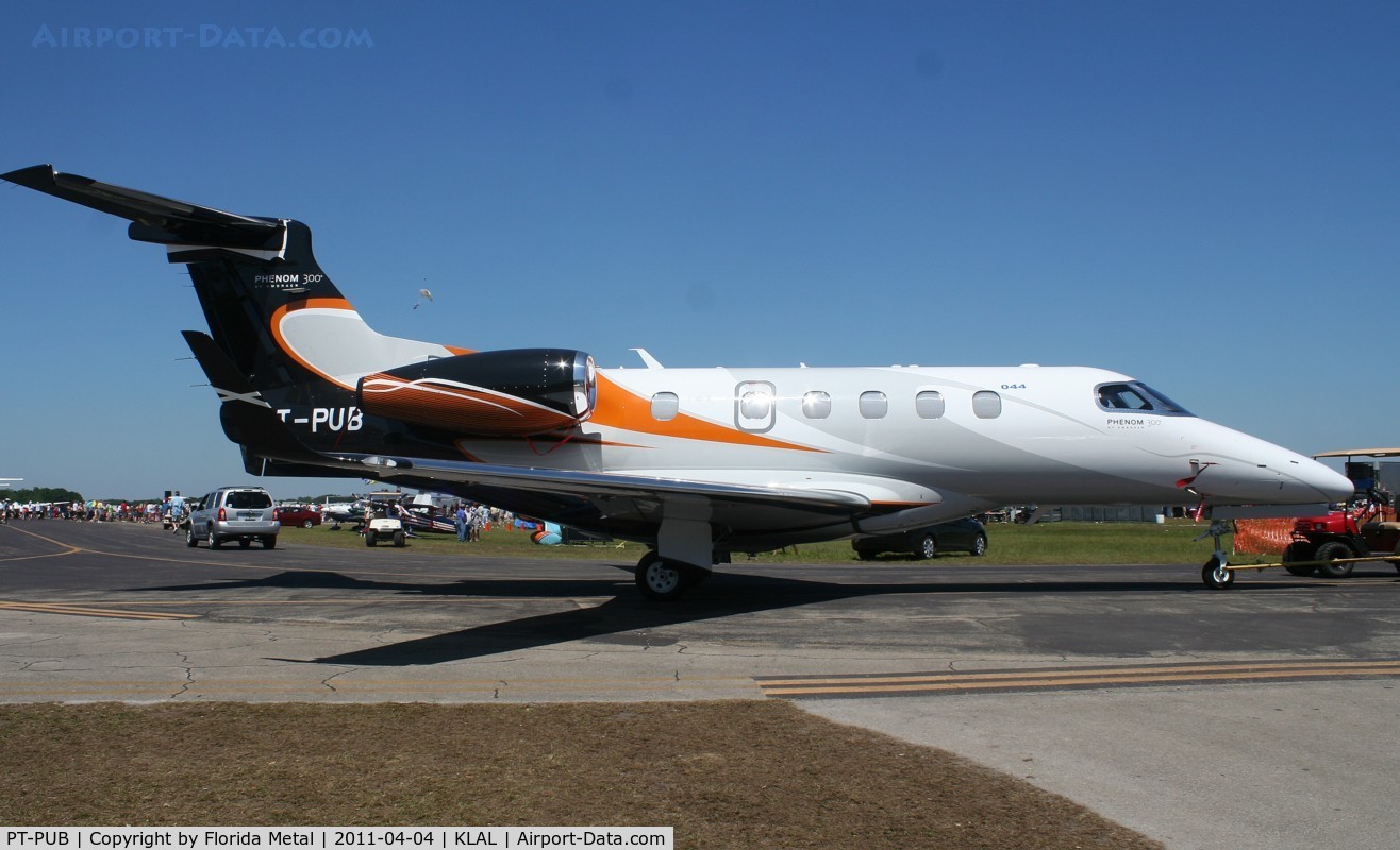PT-PUB, 2011 Embraer EMB-500 Phenom 300 C/N 50500044, SNF LAL 2011
