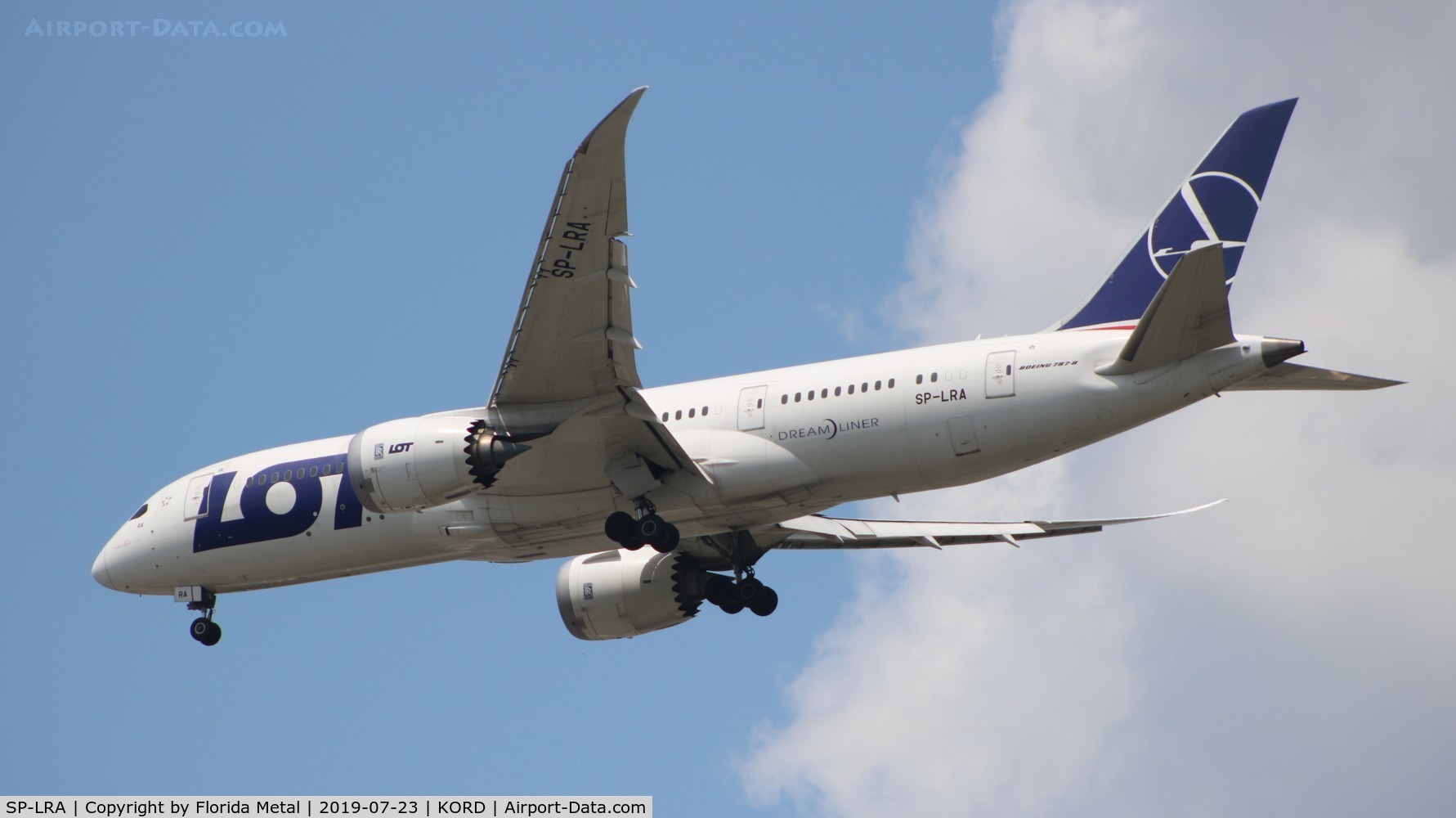 SP-LRA, 2012 Boeing 787-8 Dreamliner C/N 35938, ORD spotting 2019