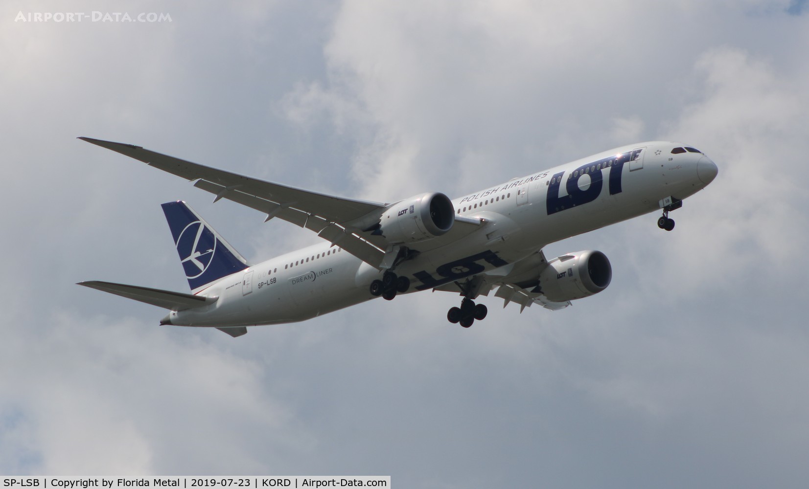 SP-LSB, 2018 Boeing 787-9 Dreamliner C/N 38084, ORD spotting 2019