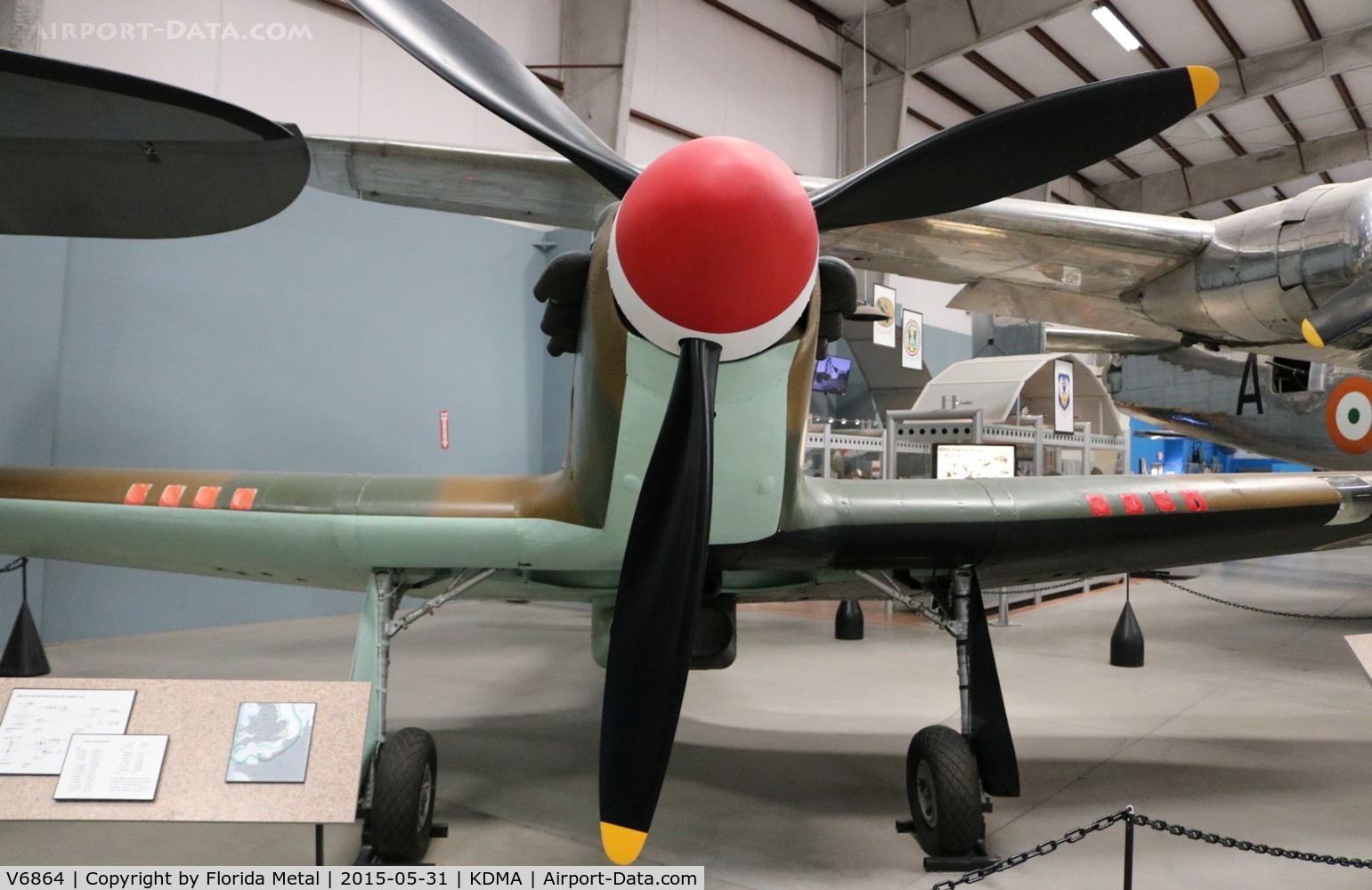 V6864, Hawker (CCF) Hurricane Mk12 C/N Not found V6864, PIMA Museum 2015 Hurricane