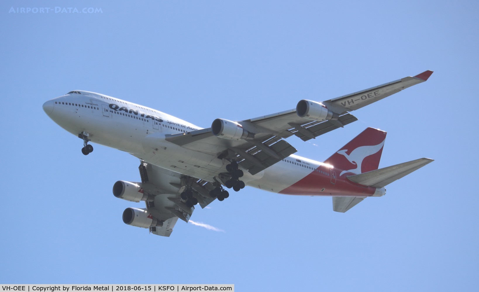 VH-OEE, 2002 Boeing 747-438/ER C/N 32909, SFO spotting 2018