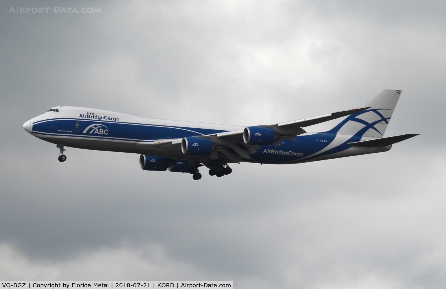 VQ-BGZ, 2012 Boeing 747-8HVF/SCD C/N 37580, ORD spotting 2018