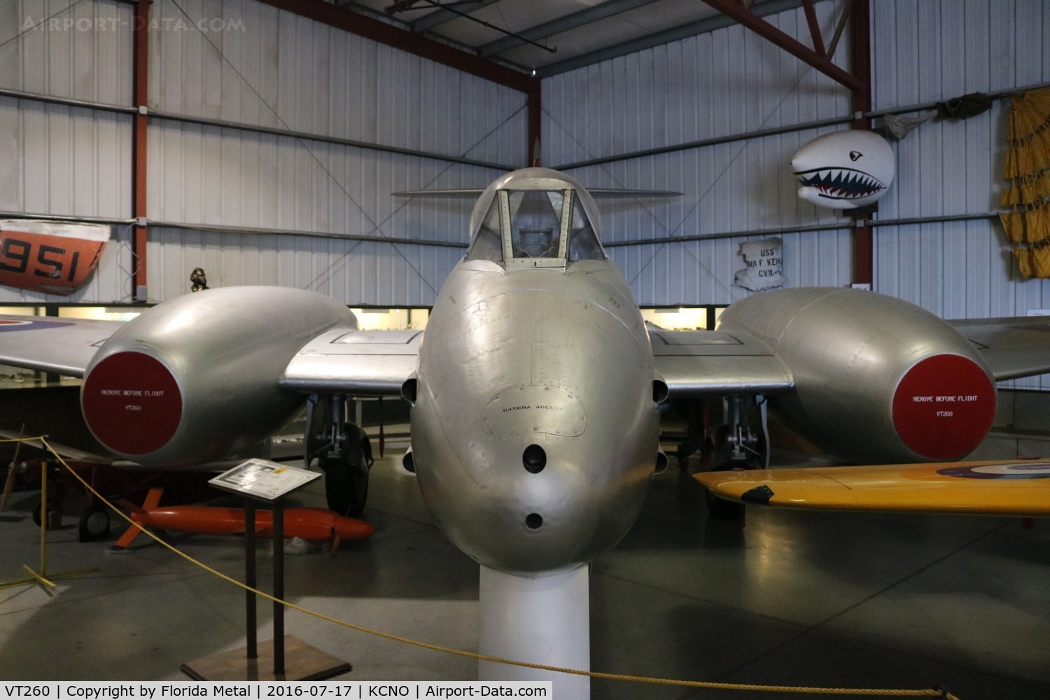 VT260, Gloster Meteor F.4 C/N Not found VT260, Planes of Fame 2016