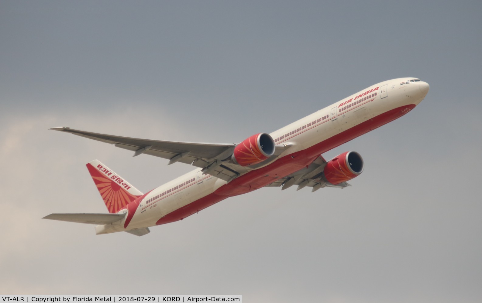VT-ALR, 2009 Boeing 777-337/ER C/N 36316, ORD spotting 2018