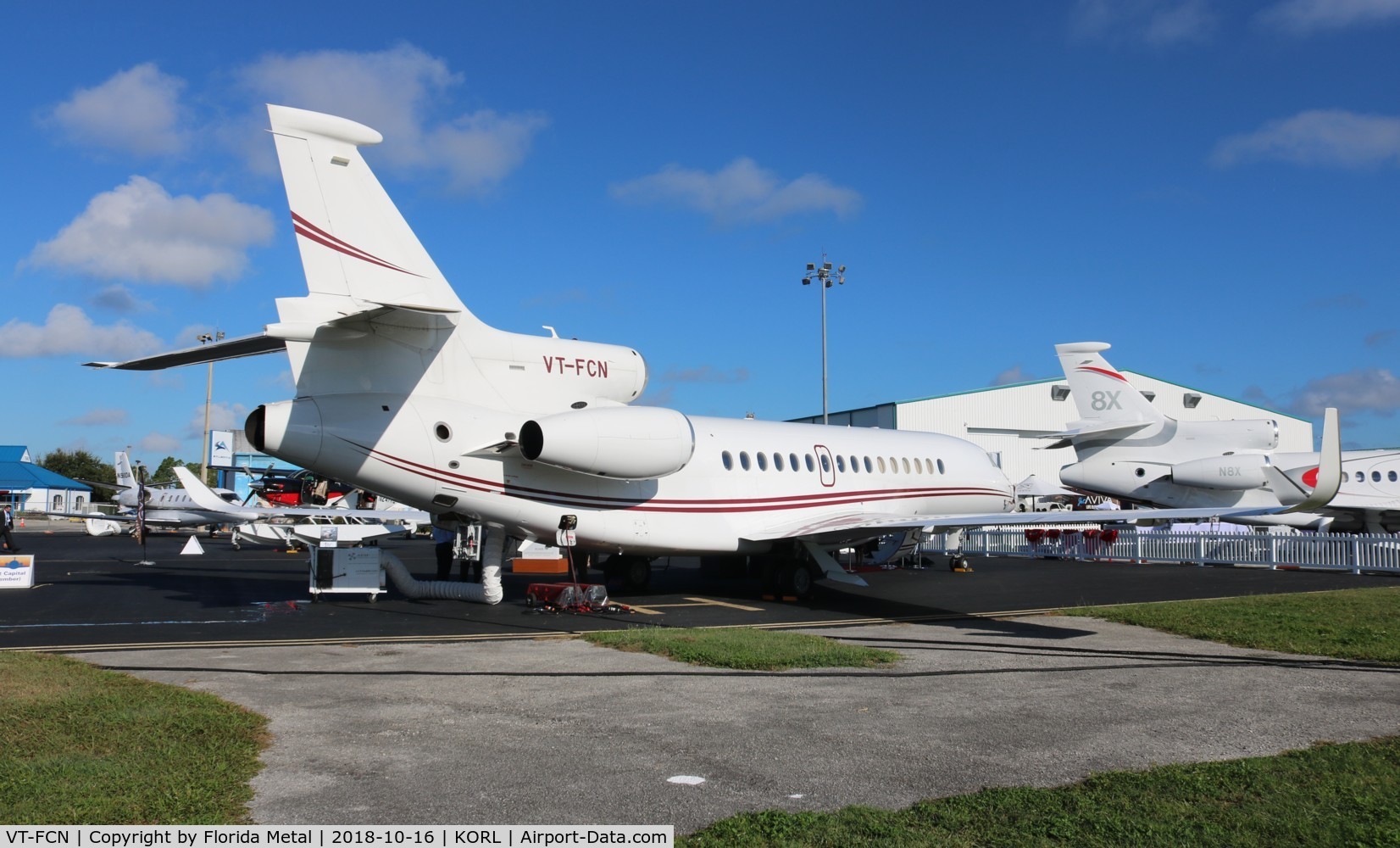 VT-FCN, Dassault Falcon 8X C/N 410, NBAA ORL 2018