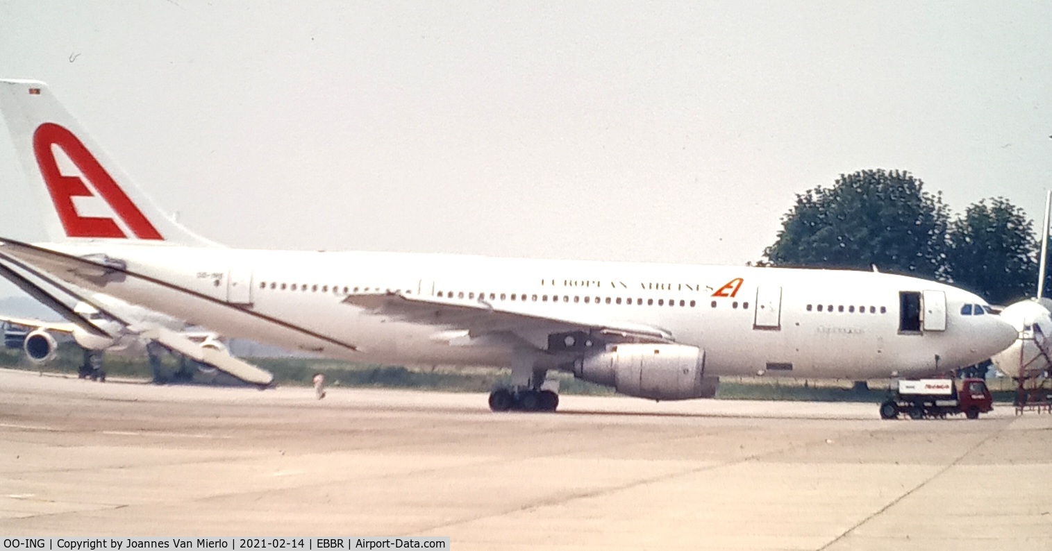 OO-ING, 1978 Airbus A300B4-103 C/N 066, scan from slide