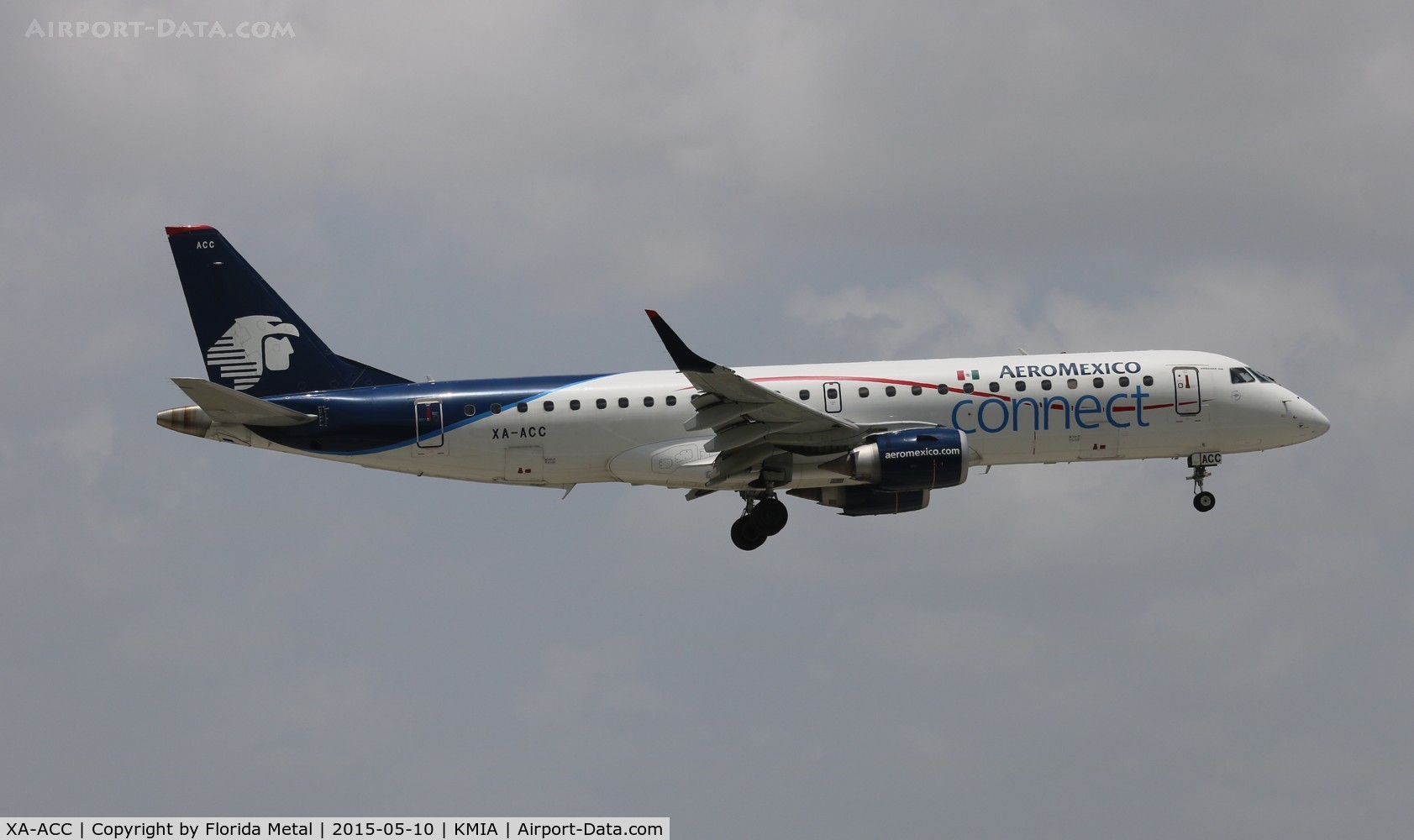 XA-ACC, 2011 Embraer 190AR (ERJ-190-100IGW) C/N 19000499, MIA spotting 2015